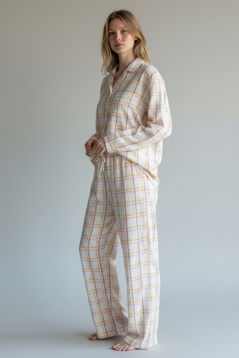 pyjama-lange-broek-dorelit-jasmijn-geel